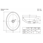 Kohler K-99183T-0 CHALICE 20吋 橢圓形檯上式面盆 - 現代簡約，焦點設計